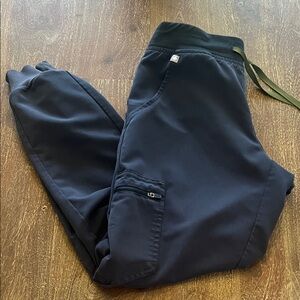 Figs Quiet Navy Zamora scrub pants